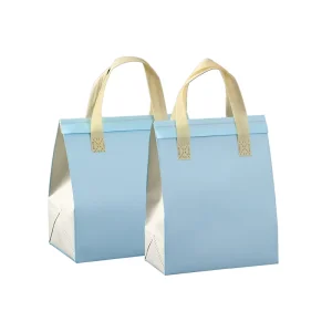 Custom Logo Printed Disposable Insulated Beverage Delivery Bags Aluminum Foil Non Woven Tote Bags Zhejiang Custom Orders