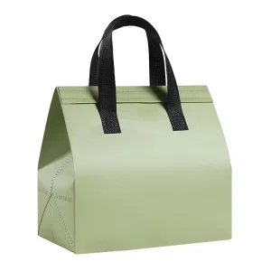 Custom Logo Printed Non-Woven Insulated Cooler Bag Reusable Thermal Lunch Tote Bag Factory