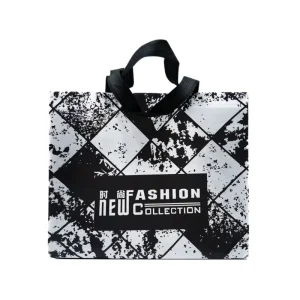 Custom Logo Printed Recyclable Laminated Supermarket Shopping Tote Bag for Exhibitions and Gift Giving