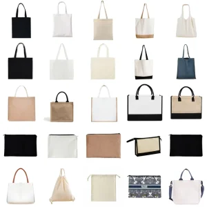 Custom Logo Promotional Bag Set Canvas Tote Toiletry Bag Tote Bag Beach Bag Drawstring Bag for Corporate Gifts Event Giveaways
