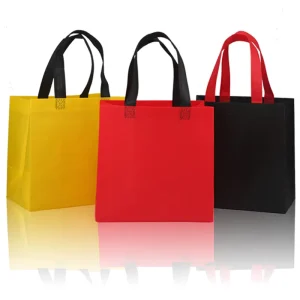 Custom Logo Reusable Non Woven Shopping Bag Eco Friendly Polypropylene Fabric Tote Bags for Supermarket