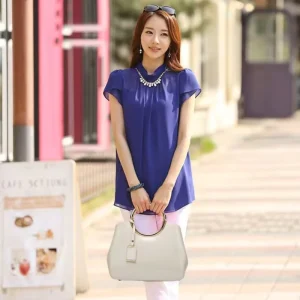 Custom Logo Shiny PU Leather Women’s Luxury Tote Handbag Crossbody Shoulder Vegan Leather Bag Zipper Closure Fashion