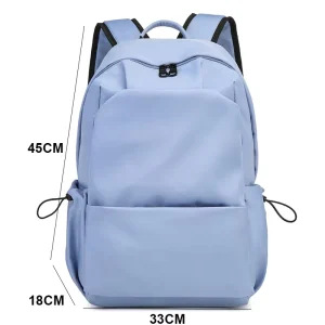 Custom Logo Stylish Large Capacity Student Backpack Lightweight Travel Casual Laptop Bag