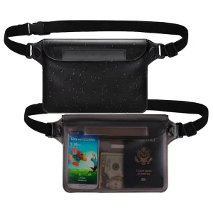 Custom Logo Waterproof Beach Swimming Fanny Pack Strap Pouch Belt Waist Bag For Phone Passport Wallet Purse