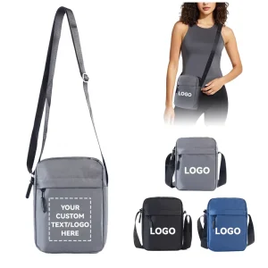 Custom Logo Women Men Messenger Bags Work Business Daily Crossbody Shoulder Bags Personalized Travel Purse Fashion Polyester