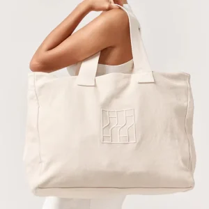 Custom Logo Women Oversize Large Capacity Weekend Party Beach Canvas Cotton Shopping Tote Bag