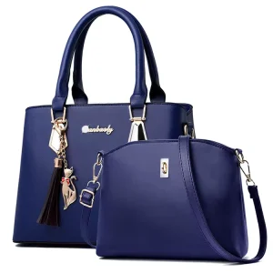 Custom Luxury Shoulder Tote Pu Leather Office Multi Color Fashion Bag Set Handbags Women Bag