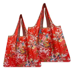 Custom Luxury Tote Bag Personalized Polyester Folding Style Shopping Cartoon Pattern 53x38cm