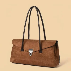 Custom Manufacturer Vintage Custom Logo Ladies Women’s Genuine Leather Handbags Shoulder Bags