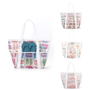Custom Mesh Beach Bag Extra Large Bags Lightweight Beach Tote