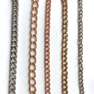 Custom Metal Chain Accessories for Bags Zinc Alloy Iron Aluminum Bag Chain 1m Handbag Wallet Purse