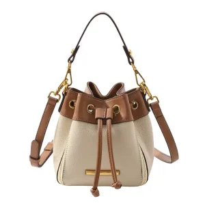 Custom Metal Logo Ladies Bucket Bags for Fashion Women Shoulder Bag