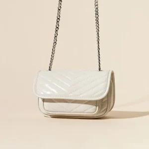Custom New Chain Small Square Bag Genuine Leather Crossbody Shoulder Bags for Women