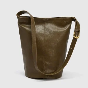 Custom New Design Fashion Trending Genuine Leather Style Posh High Quality Bucket Bag Shoulder Bag