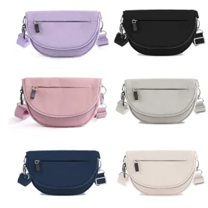 Custom New Waterproof Nylon Fanny Pack Chest Bag Purse for Women Girls Waist Bag Crossbody Cute Belt Sport Messenger Bag