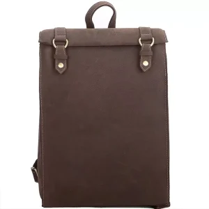 Custom Newest Design Leather Craft Men’s Full Crazy Horse Genuine Leather Backpack 15.6″ Laptop Vintage Style Bookbag