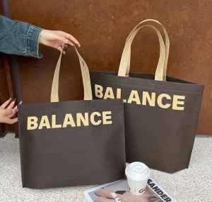 Custom Non Woven Bag with Logo Luxury Boutique Gift Bag Reusable Eco-Friendly Tote for Retail and Advertising