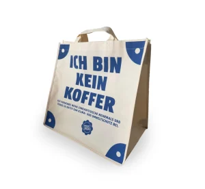 Custom Non Woven Pure PLA Shopping Bag Eco Friendly Biodegradable Reusable Certified Tote Bag