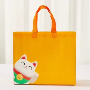 Custom Non-Woven Reusable Tote Bags Polypropylene Shopping Bags with Logo Rpet Printing Eco-Friendly Gift Bag