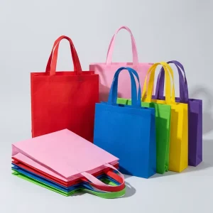 Custom Non Woven Shopping Tote Bag Reusable Eco Friendly Grocery Bag with Logo Foldable Promotional Gift Bag