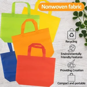 Custom Non woven Fabric Bag with Handle Carry Bag Reusable Shopping Bag for Package
