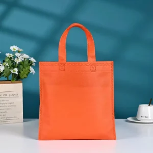Custom Non woven Tote Bags Clothing Shopping Bags Gift Bags Available in Stock for logo Customization Available