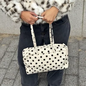 Custom Nylon Shoulder Bag Large Capacity Tote Handbag Fashion Casual Bowler Bags for Daily Travel