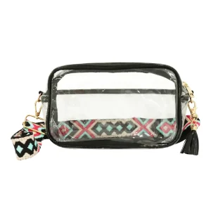 Custom PVC Transparent Waist Bag Crossbody Funny Pack With Adjustable Strap Waterproof Belt Bag for Sports Travel Outdoor