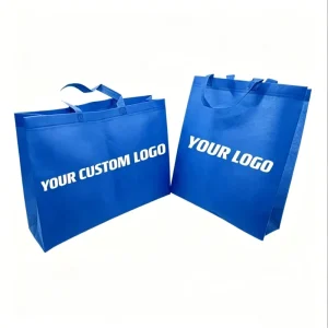 Custom Personalized Non Woven Bag Promotional Reusable Cloth Shopping Tote Bags for Advertising Grocery Supermarket