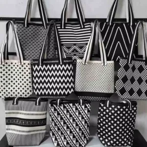 Custom Polyester Tote Bag for Ladies Large Capacity Beach Totebags Reusable Shopping Bags Fashion Shoulder Bags Women Handbag