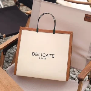 Custom Printed Custom Logo Eco Friendly Reusable Heat Bonding Non woven Tote Bag Promotional Laminated Supermarket Exhibition