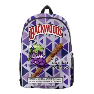 Custom Printed Durable Oxford Large Capacity Laptop Computer Backpack Book Bag for Men Students