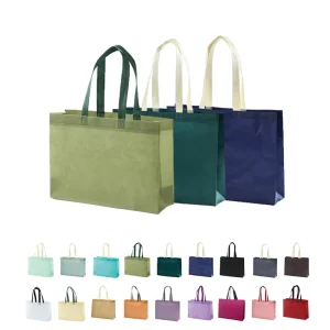 Custom Printed Eco Friendly Recycle Reusable Grocery PP Non Woven Fabric Tote Shopping Bags