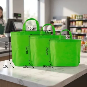 Custom Printed Logo Gift Biodegradable Recyclable Shopping Tote Bag Non Woven Fabric Reusable Business Bag