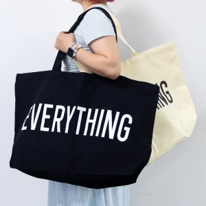 Custom Printed Logo Large Tote Shopping Cotton Fashion Canvas Bag Canvas Large With Handle Cross Body Bag