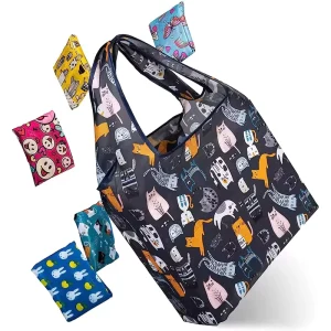 Custom Printed RPET Nonwoven Reusable Foldable Tote Bag Eco Friendly Shopping Bag Color Printing Custom Logo Business Use