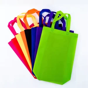 Custom Printed Tote Bags Recyclable Non Woven Shopping Bags with Logo