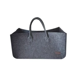 Custom Pure Color Medium Open Tote Bags for Women Shopping Handbag