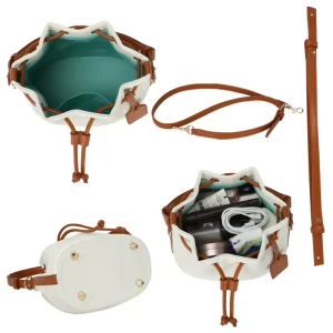 Custom Quality Ladies Bucket Bags Handbag New Fashion Womens Crossbody Bucket Bags with Shoulder Design Made of PU Material