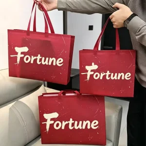 Custom Reusable Non Woven Bag Environmentally Friendly Shopping Tote Bag with Customized Logo