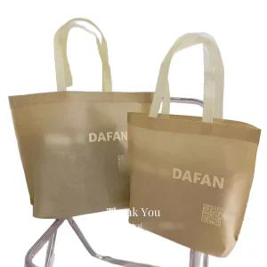 Custom Silk Screen Printed Non Woven Tote Bags for Educational Training Institutions Business Shopping