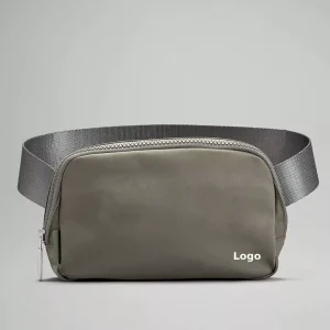 Custom Sling Waist Running Belt Bag Nylon Unisex Phone Fanny Pouch Crossbody Lemon Mini Belt Bags with Adjustable Strap