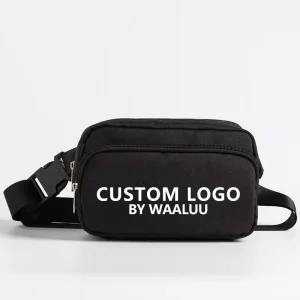 Custom Sport Waterproof Chest Belt Bag Small Waist Pouch for Workout Running Travelling Hiking Fanny Pack