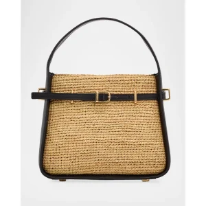 Custom Straw Woven Mini Bucket Tote Bag Summer Beach Handbag for Women OEM ODM