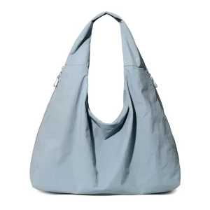 Custom Trendy Hobo Shoulder Bags Single Zipper Waterproof Outdoor Lazy Style Loose Feeling Polyester Small Batch