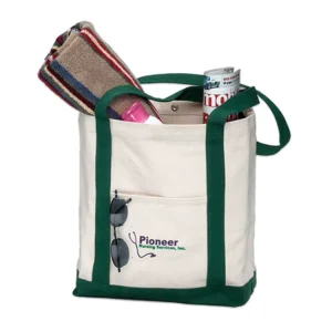 Custom Two Tone Boat Bag 12 Oz Heavy Cotton