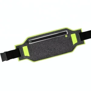 Custom Ultra Slim Waist Bag Adjustable Running Waistband Waist Pouch Waterproof Phone Cards Money Waist Pocket for Jogging
