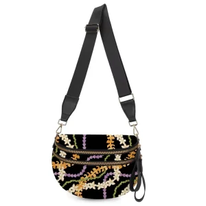 Custom Unisex Fashion Waist Bag Waterproof Nylon Crossbody Bag For Cycling School Casual