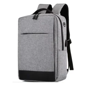 Custom Unisex Oxford Polyester Laptop Backpack With USB Port Zipper Closure Lightweight 20-39L Capacity For Travel & Outdoor Use