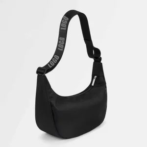 Custom Vintage Recyclable Crescent Nylon Moon Crossbody Croissant Hobo Sling Adjustable Strap Dumpling Tote Shoulder Women